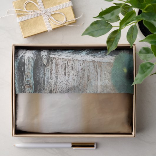 Eigenzinnige Gotische Parijs Gargoyle Decoupage Tissuepapier (Geschenk)