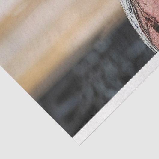 Eigenzinnige Gotische Parijs Gargoyle Decoupage Tissuepapier (Detail)