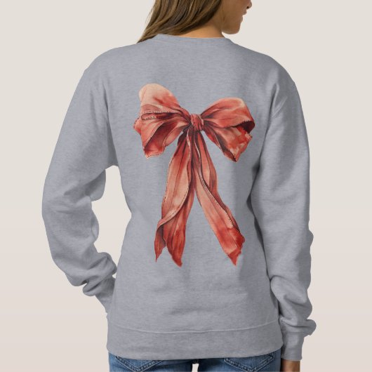 Eigenzinnige Grappige Kerstman & Rendier Kerstmis  Trui (Achterkant)