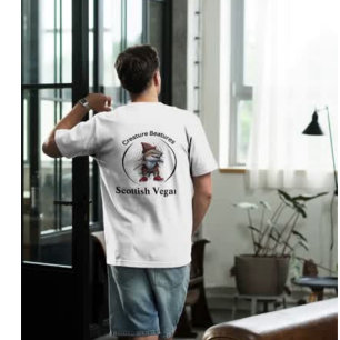 eigenzinnige haai in het Schotse Tartan Grappig T-shirt