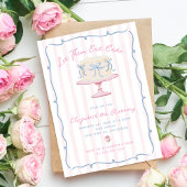 Eigenzinnige hand getekend laat ze taart verjaarda kaart