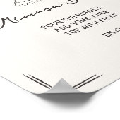 Eigenzinnige Hand getrokken Floral Urn Mimosa Bar Poster (Hoek)