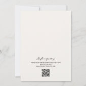 Eigenzinnige Hand getrokken Floral Urn Vrijgezelle Kaart (Achterkant)