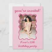 eigenzinnige hand getrokken golvende grens foto ve kaart (Voorkant)