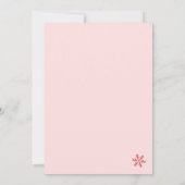 Eigenzinnige hand getrokken grillige kerstfeest kaart (Achterkant)