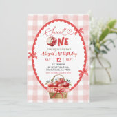 Eigenzinnige Hand Getrokken Illustratie Apple 1e V Kaart (Staand voorkant)