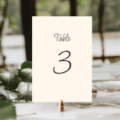 Eigenzinnige handgeschreven bruiloft kaart