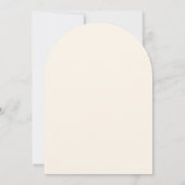 Eigenzinnige handgeschreven geïllustreerde boogbru kaart (Achterkant)