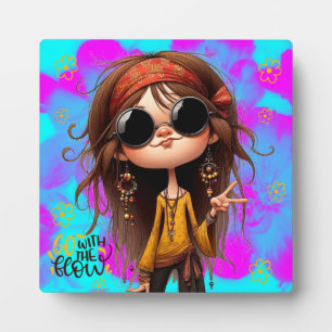 Eigenzinnige Hippie Chic Flow Tafelblad Plaque met Fotoplaat