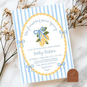 Eigenzinnige Illustratie Blauwe Boog Lemon Italiaa Kaart