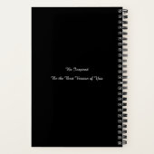 Eigenzinnige Jester en Poppenkoning Roze Blauw Notitieboek (Achterkant)