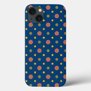 Eigenzinnige Jumbo Polka Dots Navy Blue iPad Mini  Case-Mate iPhone Case