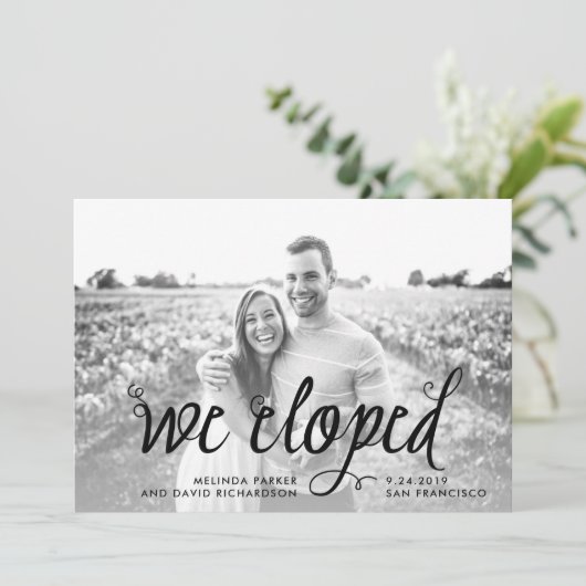 eigenzinnige kalligrafie | We hebben de fotoaankon Aankondiging (Staand voorkant)