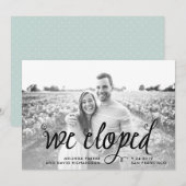 eigenzinnige kalligrafie | We hebben de fotoaankon Aankondiging (Voorkant / Achterkant)