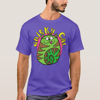 Eigenzinnige Kat Grappige Groene Kat T-shirt