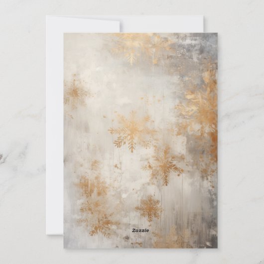 Eigenzinnige kerstboom illustratie Happy Feestdagenkaart (Achterkant)