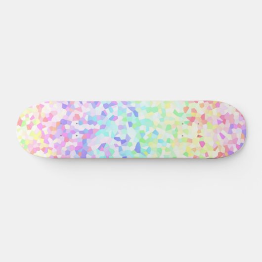 Eigenzinnige Kleurrijke Groovy Rainbow Sprinkle Mo Persoonlijk Skateboard (Horizontaal)