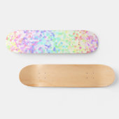Eigenzinnige Kleurrijke Groovy Rainbow Sprinkle Mo Persoonlijk Skateboard (Horizontaal)