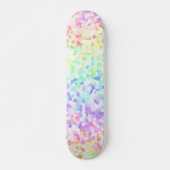 Eigenzinnige Kleurrijke Groovy Rainbow Sprinkle Mo Persoonlijk Skateboard (Voorkant)