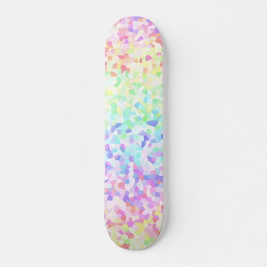 Eigenzinnige Kleurrijke Groovy Rainbow Sprinkle Mo Persoonlijk Skateboard (Voorkant)