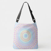 Eigenzinnige Kleurrijke Psychedelische Retro Zomer Crossbody Tas (Voorkant)