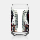 Eigenzinnige koffie dame niet beginnen met drinkge blikvorm glas (Rechts)