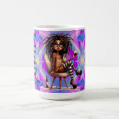 Eigenzinnige Lady Tattoos & Wijn Light Mok (Center)