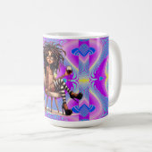 Eigenzinnige Lady Tattoos & Wijn Light Mok (Voorkant rechts)