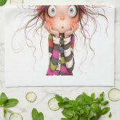 Eigenzinnige Meisje Oh Echt Keuken Handdoeken (Gevouwen)