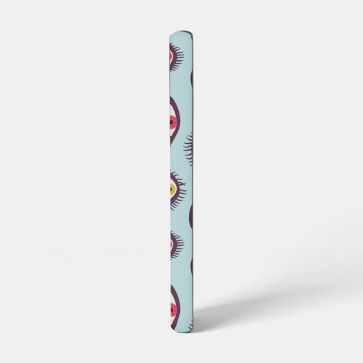 Eigenzinnige ogen Weird Psychedelic Groovy Samsung Galaxy Hoesje (Linkerkant)