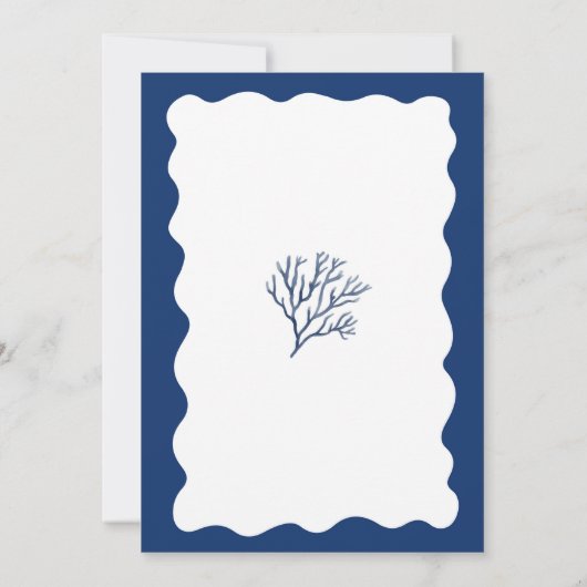 Eigenzinnige Oneder Het Zee Eerste Verjaardag Kaart (Achterkant)