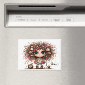 Eigenzinnige Steampunk Girl Shine 7300 magneet (Insitu (Vaatwasser))