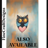 Eigenzinnige Steampunk Kitten + Roze Hart AP8 Deco Tissuepapier