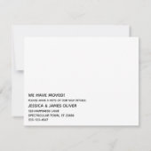 eigenzinnige tekst over Blauwgroen cirkels nieuwe  Kaart (Achterkant)