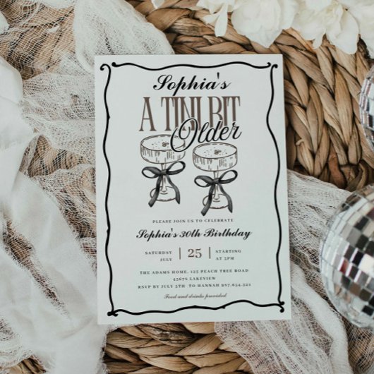 Eigenzinnige Tini bit oudere Espresso Martini verj Kaart