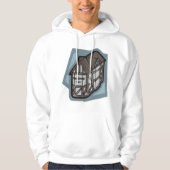 Eigenzinnige Tudor House middeleeuwse architectuur Hoodie (Voorkant)