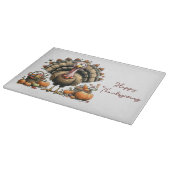 Eigenzinnige Turkije Happy Thanksgiving Snijplank (Hoek)