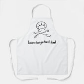 Eigenzinnige Unisex Chef Schort (Voorkant)