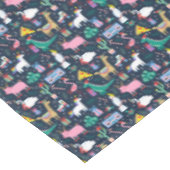 Eigenzinnige Vakantie Dieren en Iconen Patroon Tafelkleed (Gekanteld)