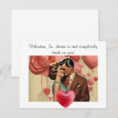 eigenzinnige Valentijnsdag Notitiekaartje (Voorkant / Achterkant)