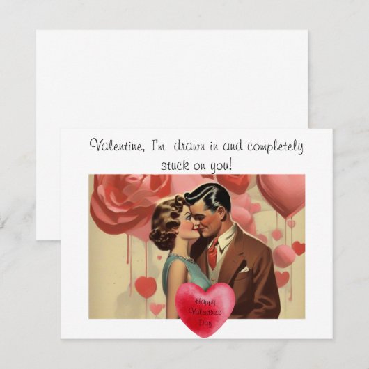 eigenzinnige Valentijnsdag Notitiekaartje (Voorkant / Achterkant)