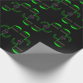 Eigenzinnige Venus Flytrap Wrapping Paper Roll Cadeaupapier (Hoek)