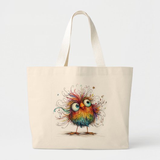 eigenzinnige vogel grote tote bag (Voorkant)