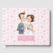 Eigenzinnige Waterverf Trouwgeheugen Gastboek Gastenboek (Voorkant)