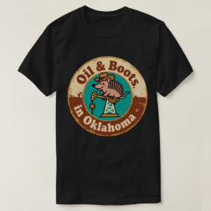 Eigenzinnige Western Charme_ Oklahoma Cowboy Gorde T-shirt