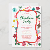 Eigenzinnige Whimsical Christmas CUSTOM Holiday Pa Kaart (Voorkant)