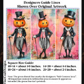 Eigenzinnige Whimsical Pumpkin Mannen, Roze EG3L D Tissuepapier