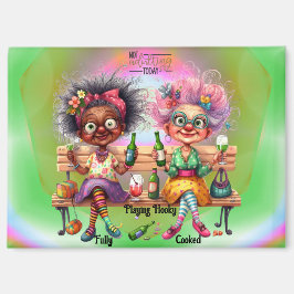 Eigenzinnige wijn dames volwassen magneet