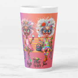 Eigenzinnige Wine Lady Therapy Latte Mok