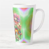 Eigenzinnige Wine Lady Volwassen Latte Mok (Rechts)